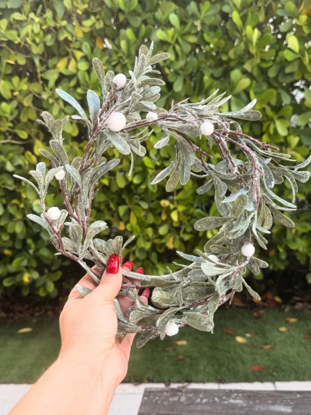 Eden Mini Candle Ring Wreath 6